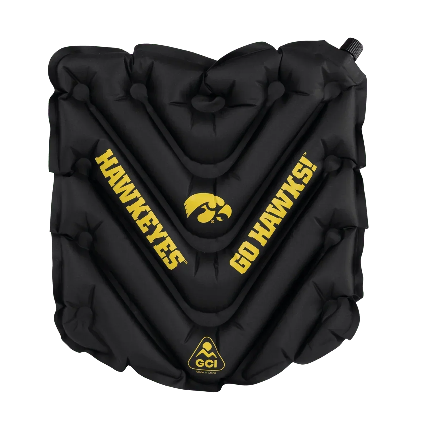 College V Seat™ Inflatable Stadium Cushion - Iowa Hawkeyes - Easy Set