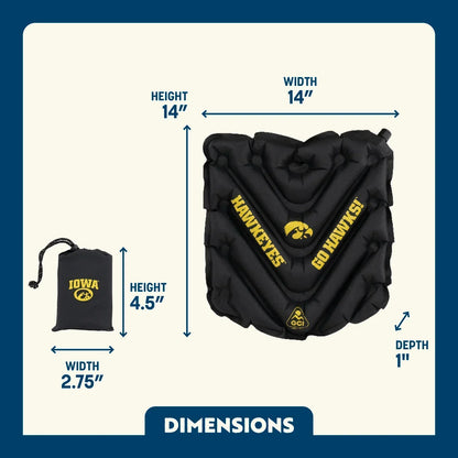 College V Seat™ Inflatable Stadium Cushion - Iowa Hawkeyes - Easy Set