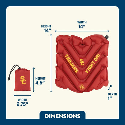 College V Seat™ Inflatable Stadium Cushion - USC Trojans - Easy Set