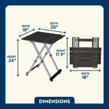 Compact Camp Table 20™ - Clean Bundle