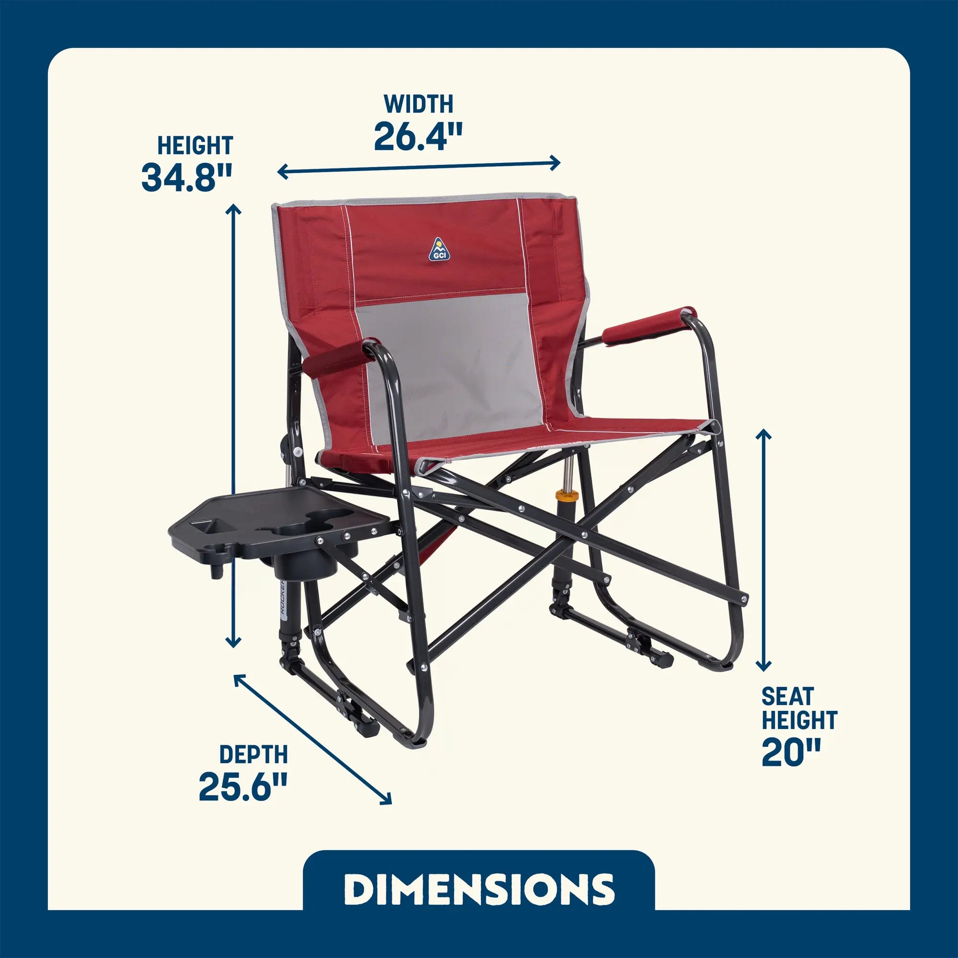 Freestyle Rocker XL™ with Side Table - Easy Set