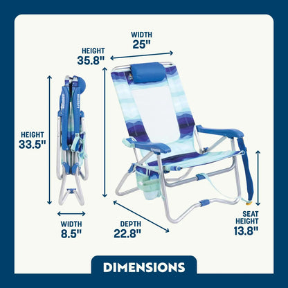 Bi-Fold Beach Chair™ - Home Choice