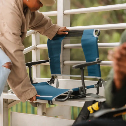 Big Comfort Stadium Chair™ with Armrests - Fresh Pair