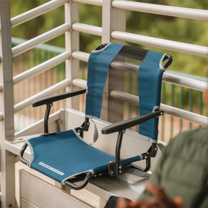 Big Comfort Stadium Chair™ with Armrests - Fresh Pair