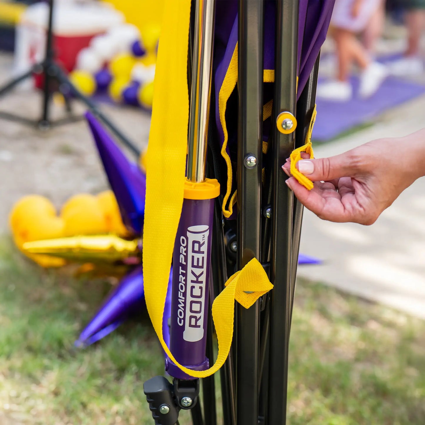 College Comfort Pro Rocker™ - LSU Tigers - Clean Bundle