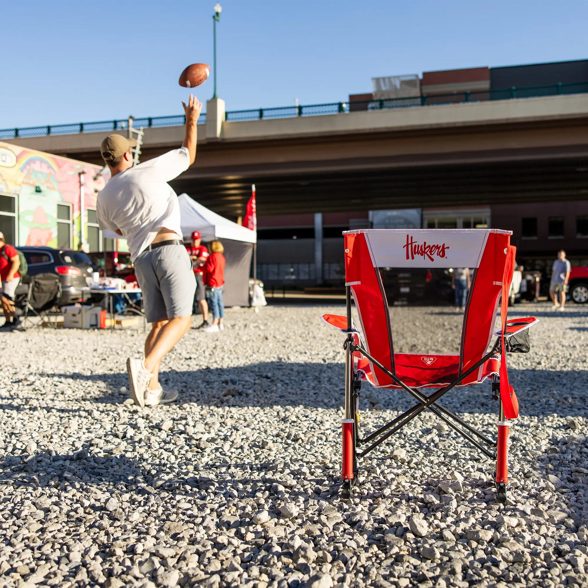 College Comfort Pro Rocker™ - Nebraska Cornhuskers - Simple Edit