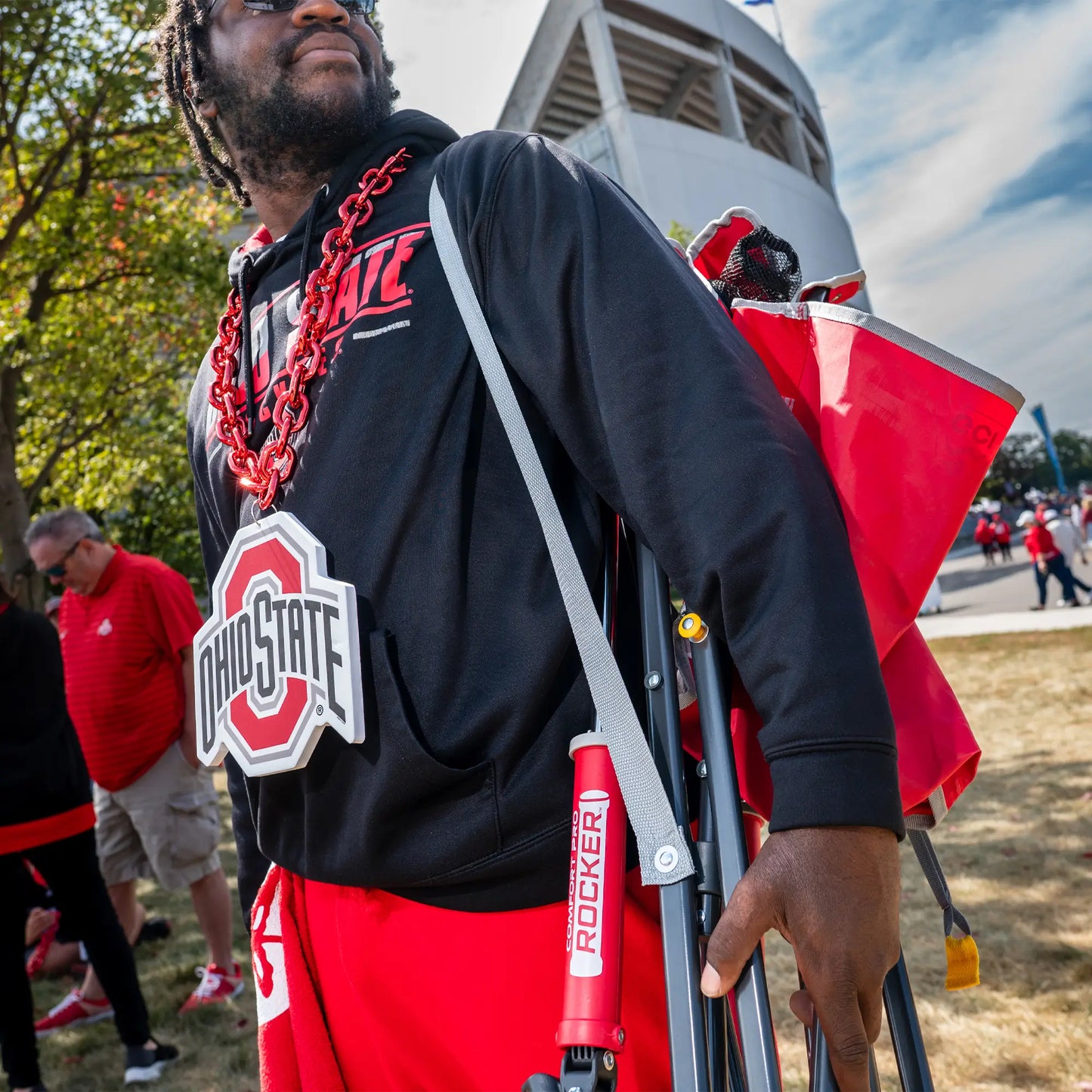College Comfort Pro Rocker™ - Ohio State Buckeyes - Travel Edit