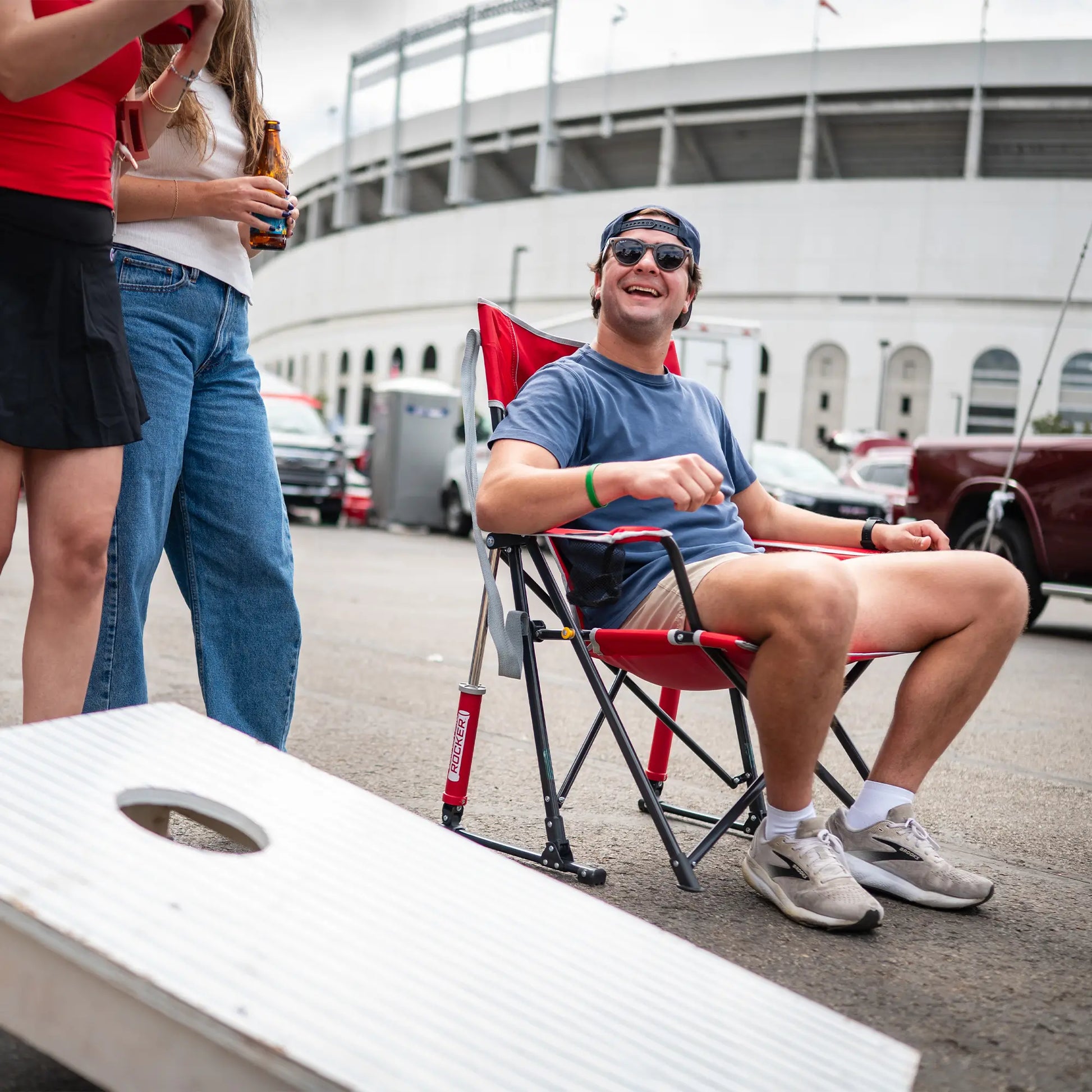 College Comfort Pro Rocker™ - Ohio State Buckeyes - Travel Edit