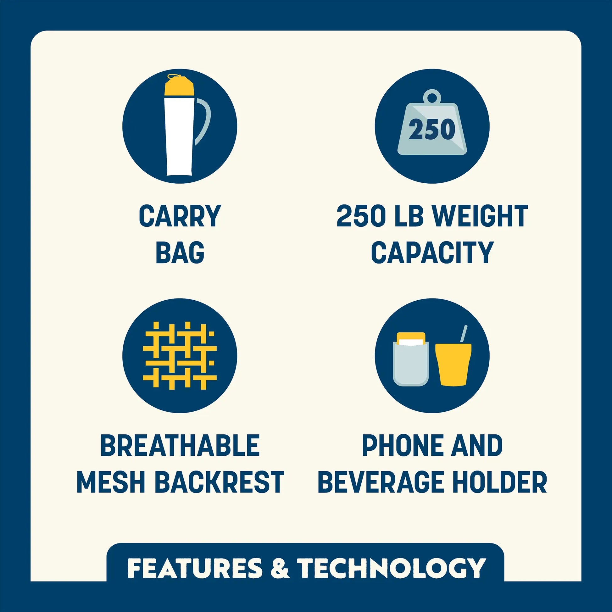Comfort Quad Chair™ - Easy Fit
